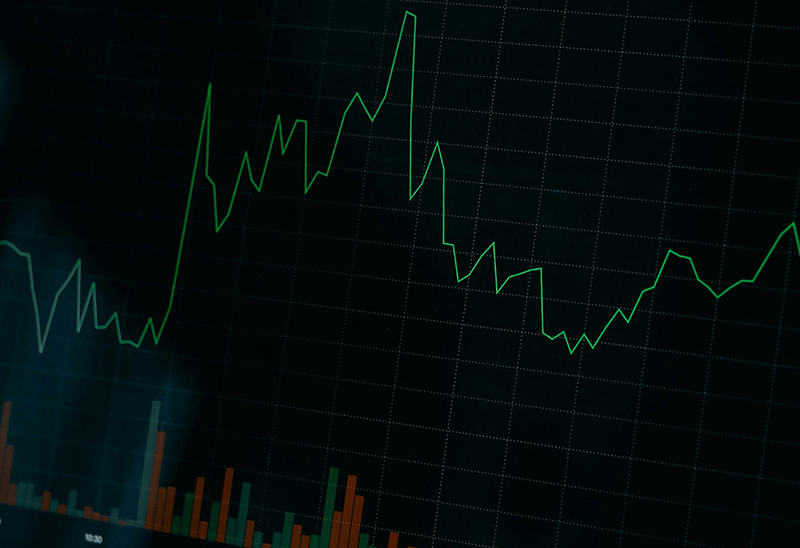 Diagramm auf Monitor zu Penetrationstests